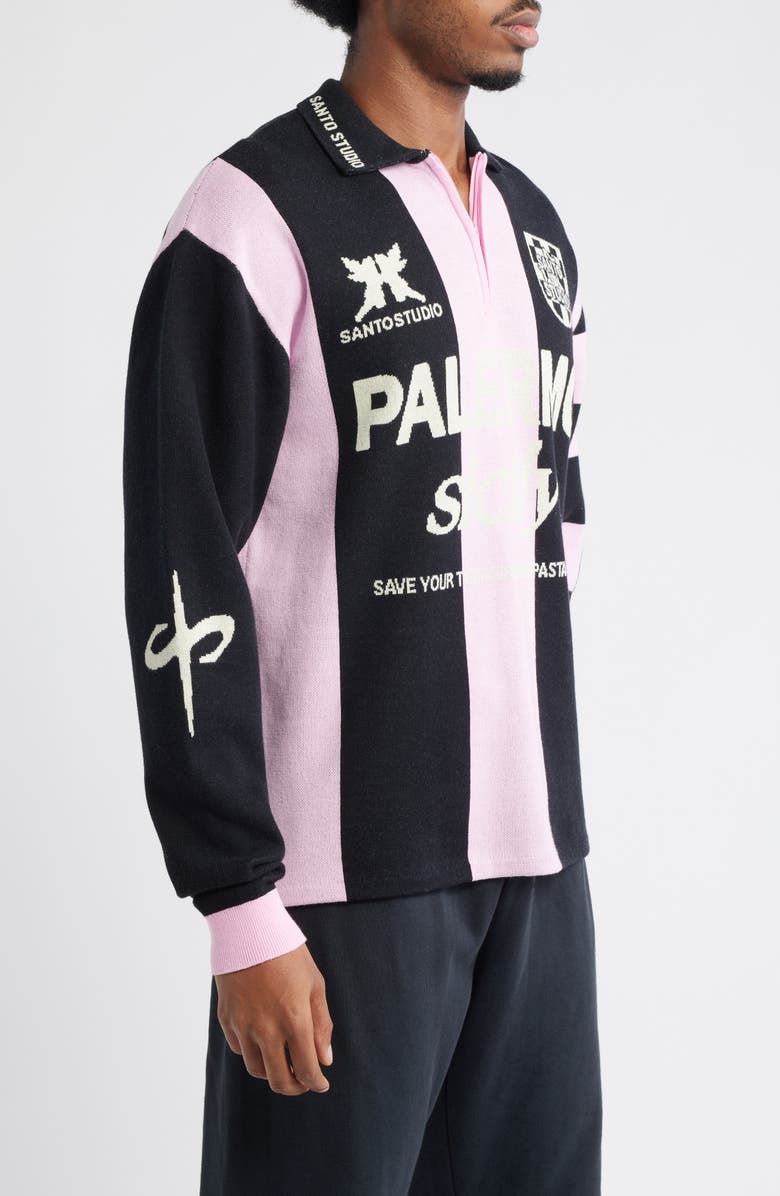 SANTO STUDIO Uno Palermo Half Zip Sweater, Alternate, color, Gratitude Pink