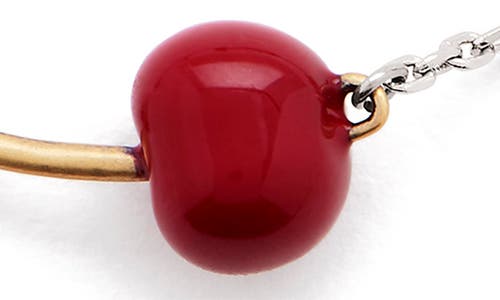 Marc Jacobs Cherry Crystal Slider Bracelet In Multi