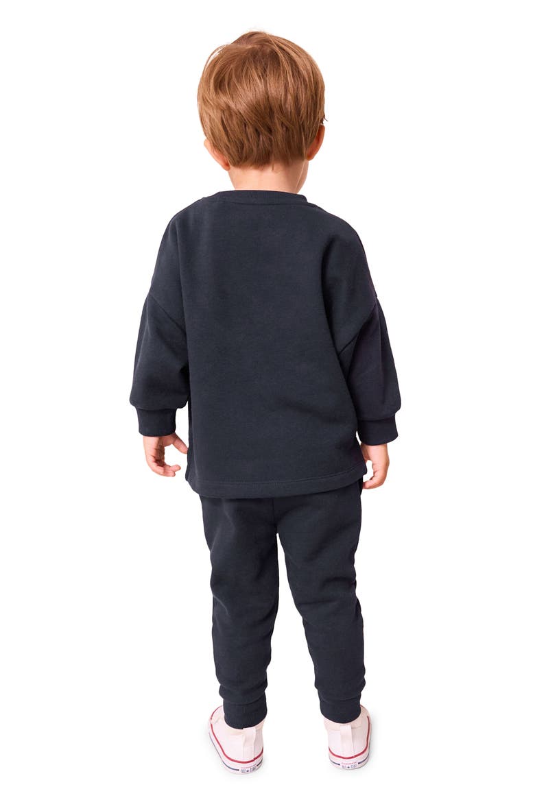 Kids' Vehicle Print Sweatshirt & Joggers Set, Alternate, color, BLACK