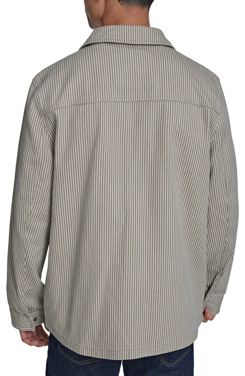 Levi's Lightweight Cotton Shacket, Alternate, color, Taupe / Off White