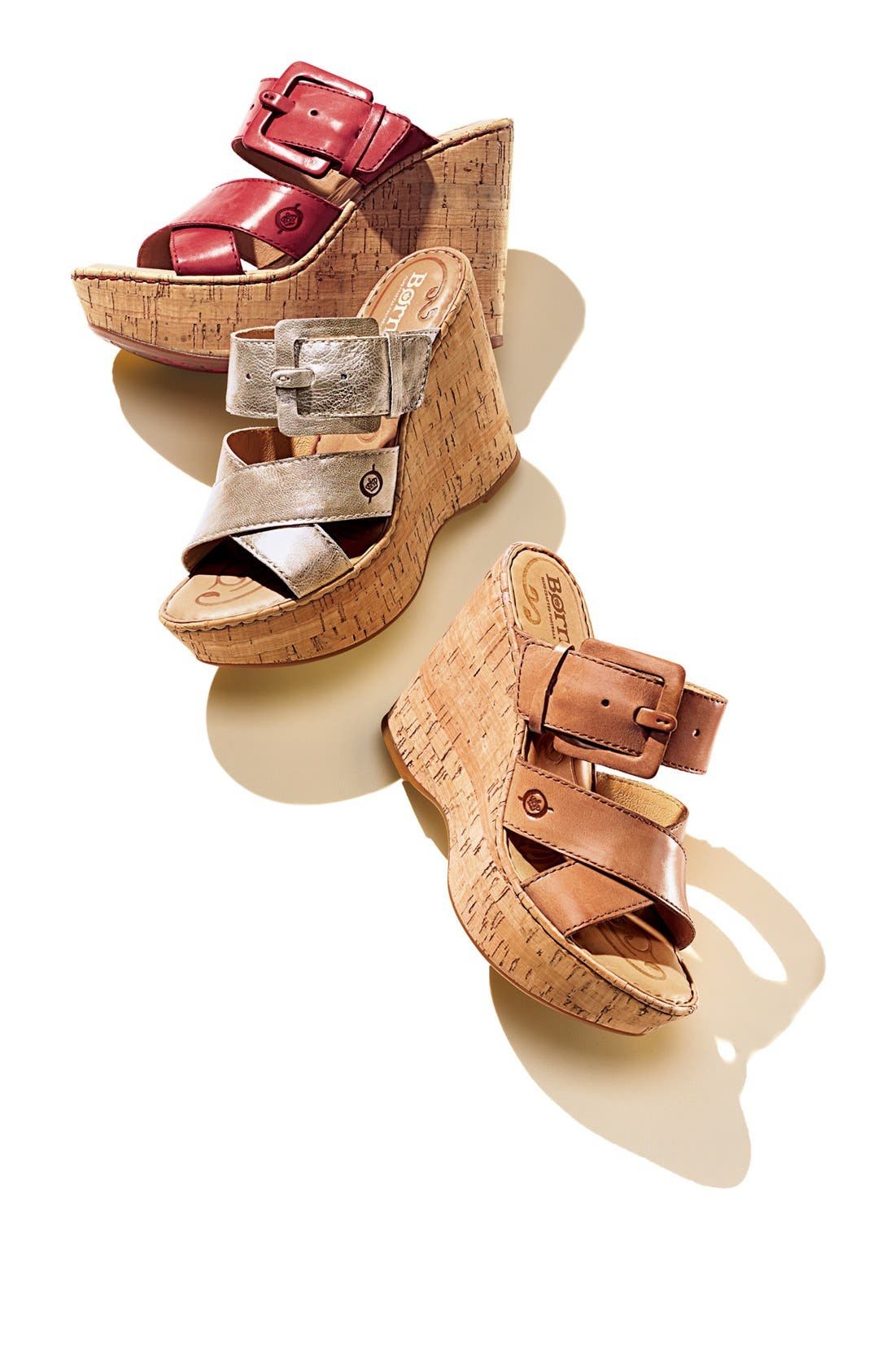 Børn 'Beau' Wedge Sandal, Alternate, color, 
