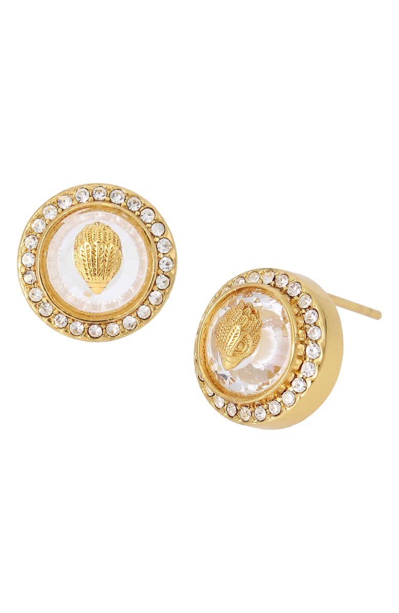 Kurt Geiger London Octavia Eagle Crystal Stud Earrings, Main, color, 