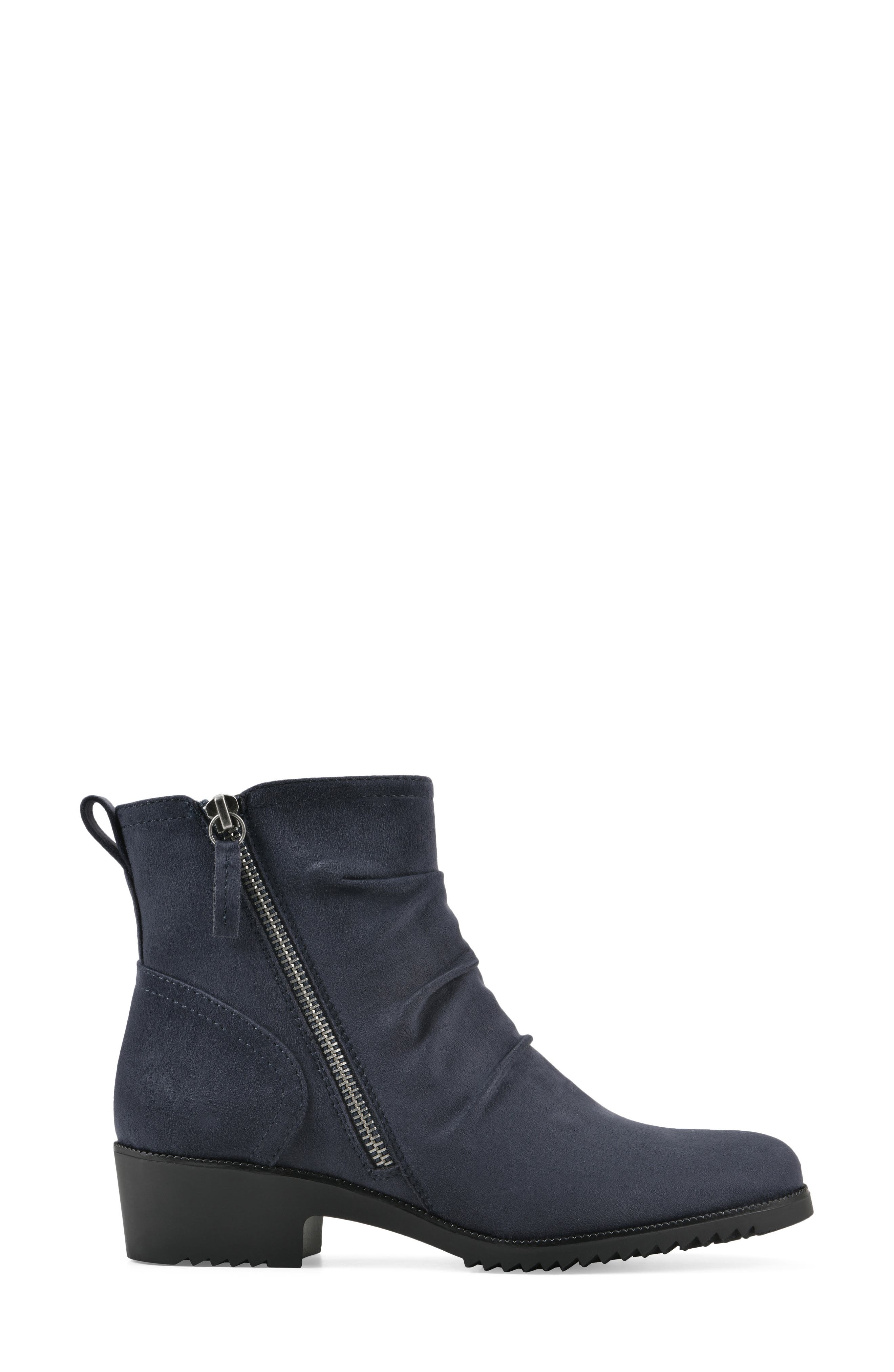 Durston Ankle Boot, Alternate, color, NAVY/ FABRIC