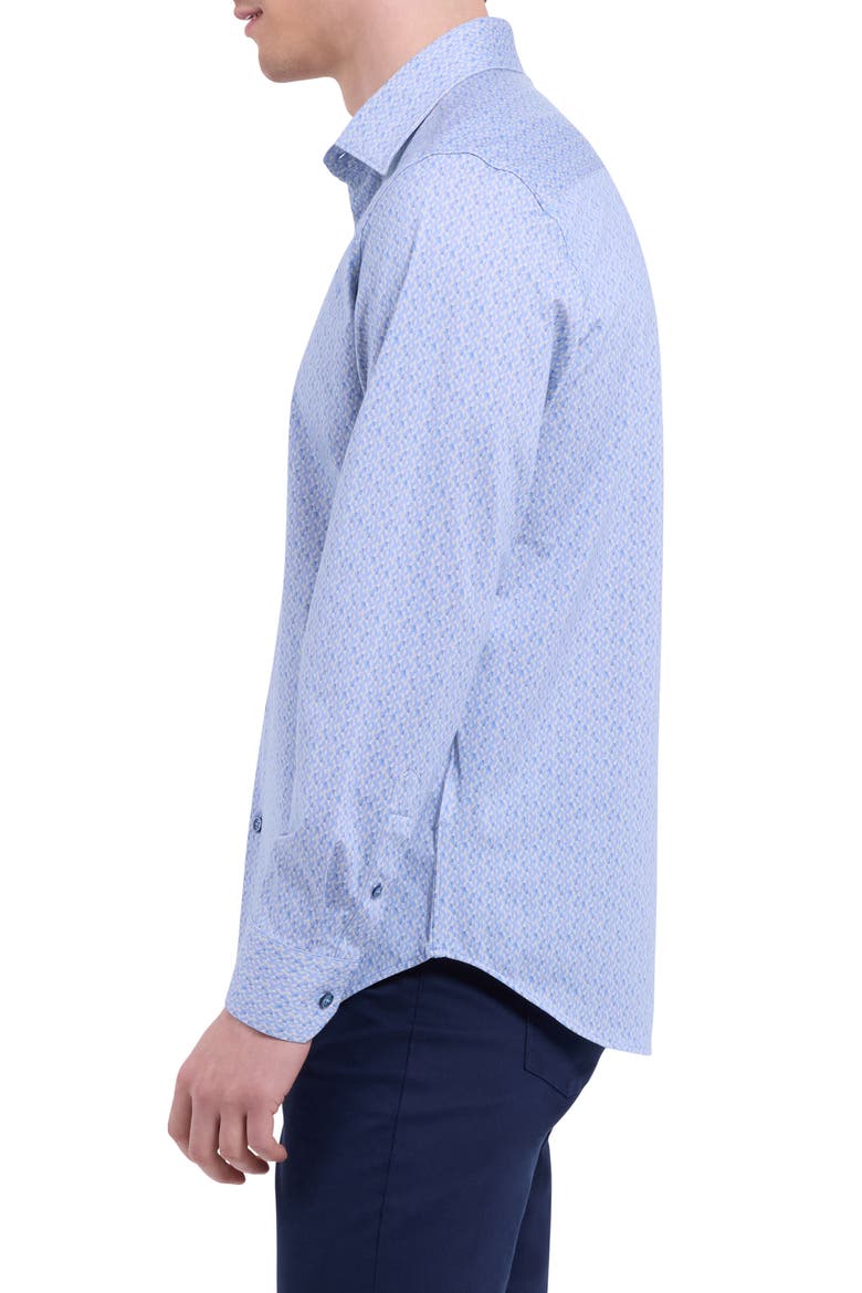 Jimmy OoohCotton® Button-Up Shirt, Alternate, color, AIR BLUE