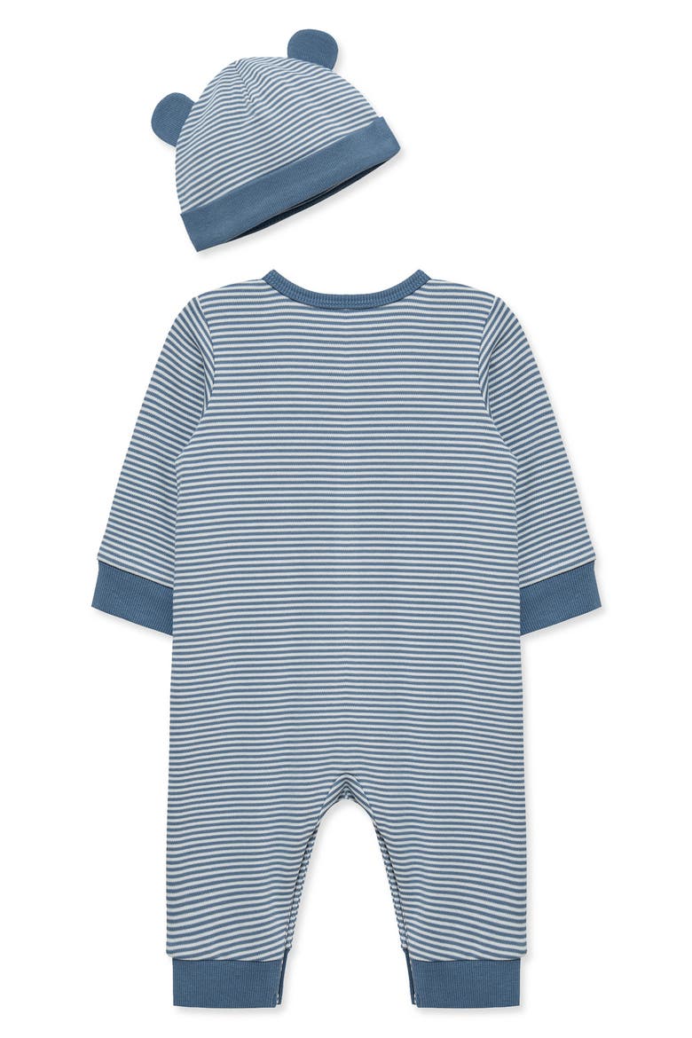 Coverall & Hat Set, Alternate, color, BLUE