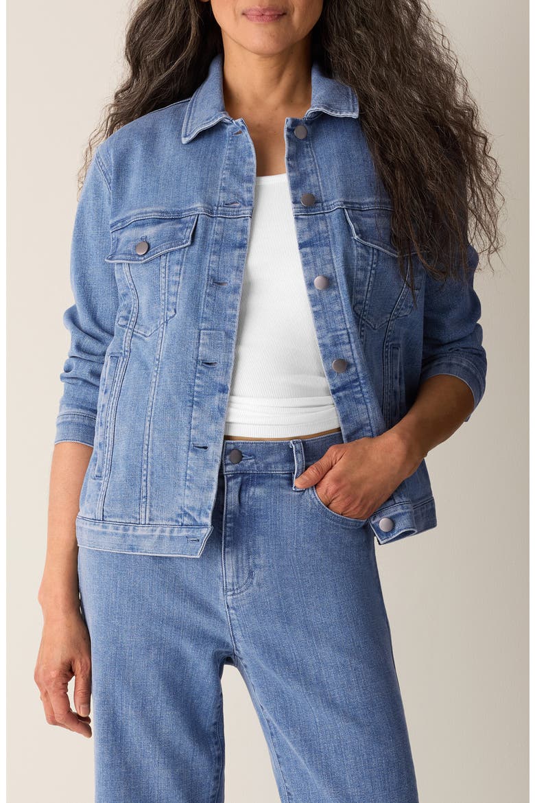 ジャケット・アウター ORGANIC COTTON DENIM Stretch Organic Cotton Blend Denim Jacket (Women) | Nordstrom