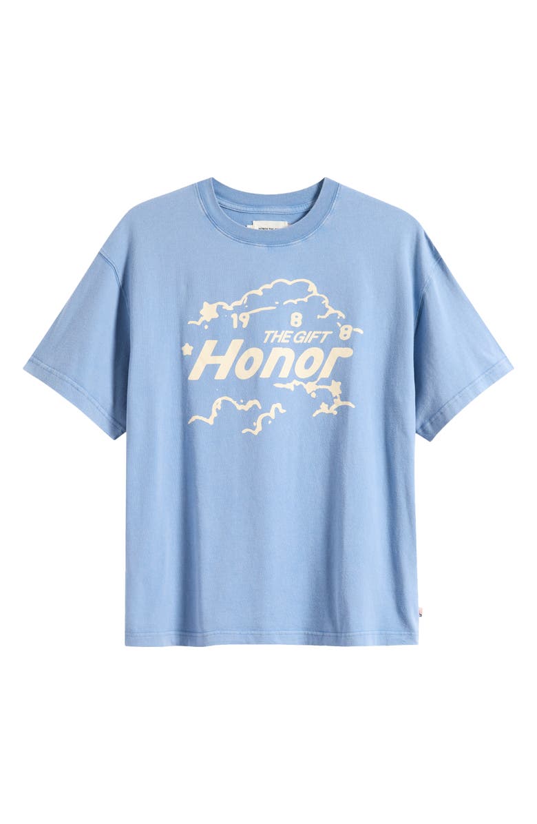 HONOR THE GIFT In the Clouds Cotton Graphic T-Shirt, Alternate, color, Blue