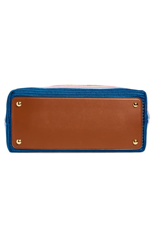 Etro 'libra' Multicolor Shoulder Bag With Maxi Logo On The Front In Medium Libra