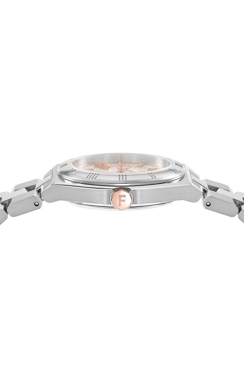 FERRAGAMO Vega Upper East Bracelet Watch, 28mm, Alternate, color, 