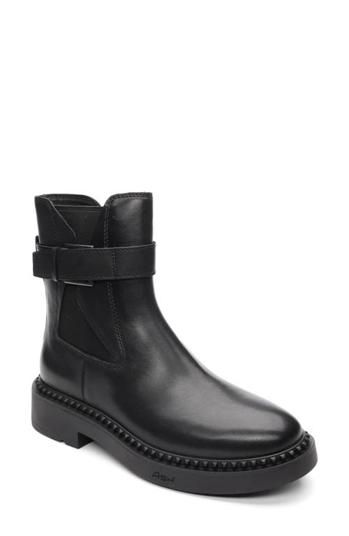 Ash Margot Moto Bootie In Black