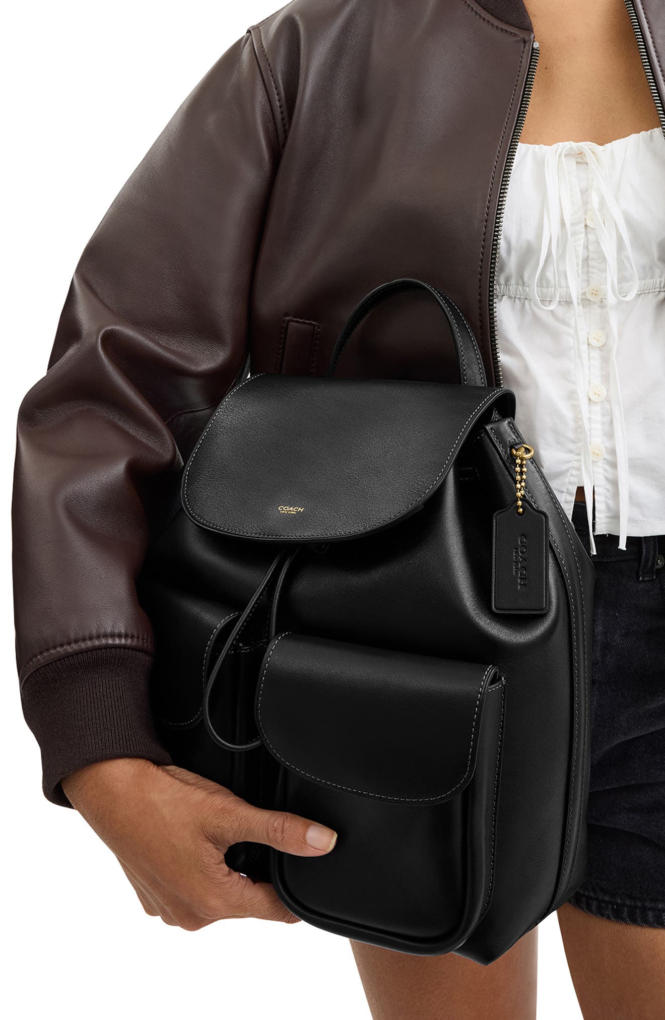 COACH Crosby Backpack 28, Alternate, color, 