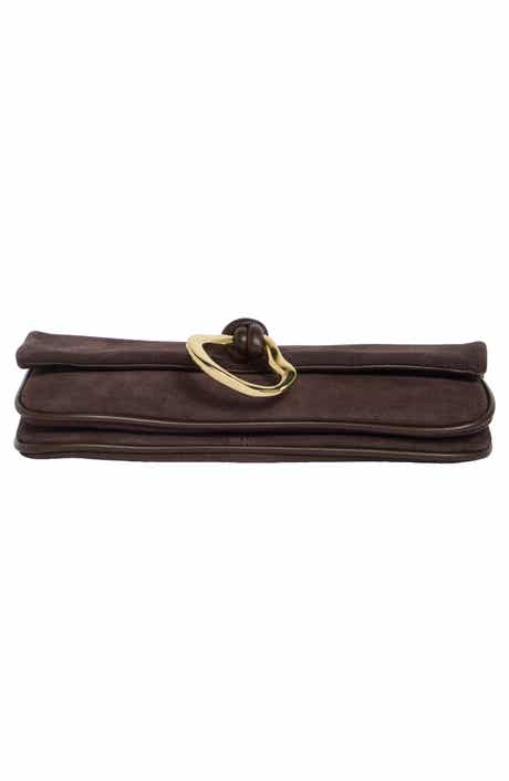 Suede Flap Shoulder Bag