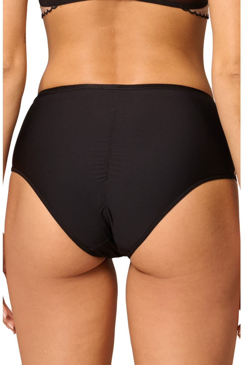 Romance High Waist Briefs, Alternate, color, LIGHT TATOO