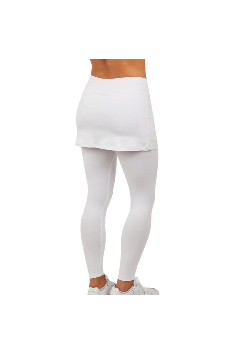 Warmer Womens Tennis Skirt, Alternate, color, White