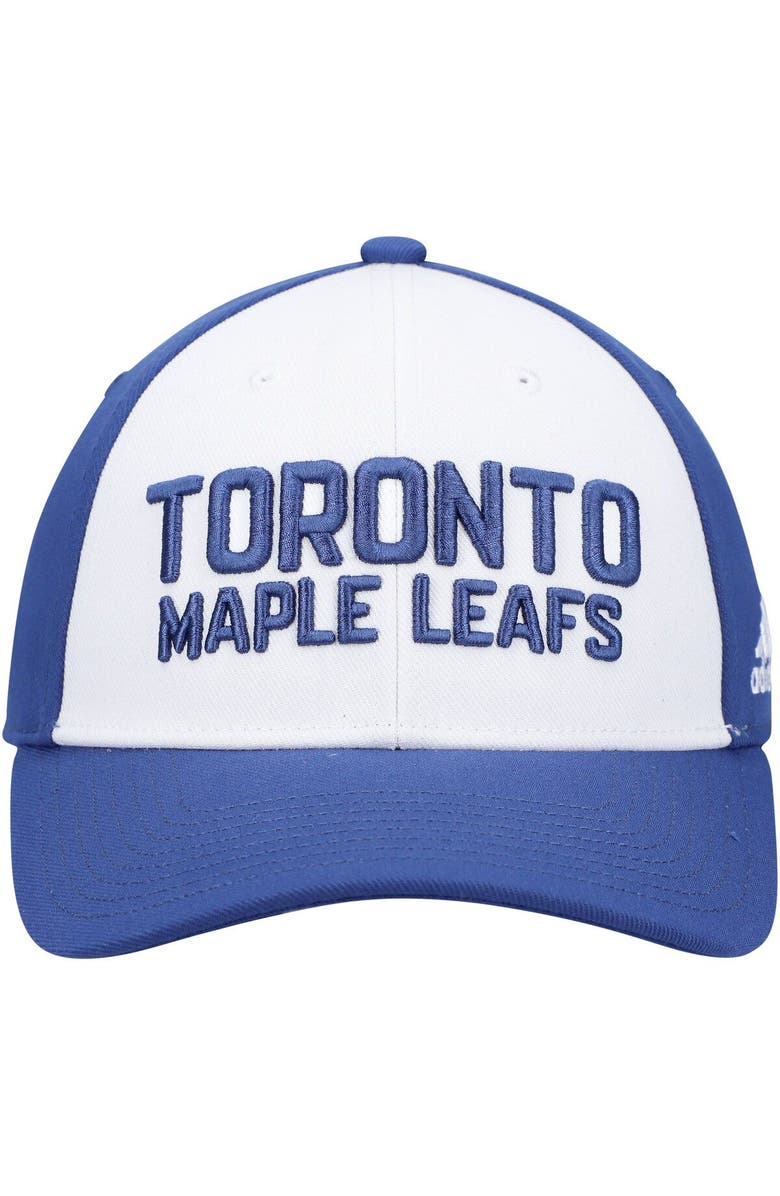 adidas Men's adidas White Toronto Maple Leafs Locker Room Wool Adjustable Hat, Alternate, color, White