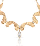 Ettika Crystal Butterfly Choker Necklace