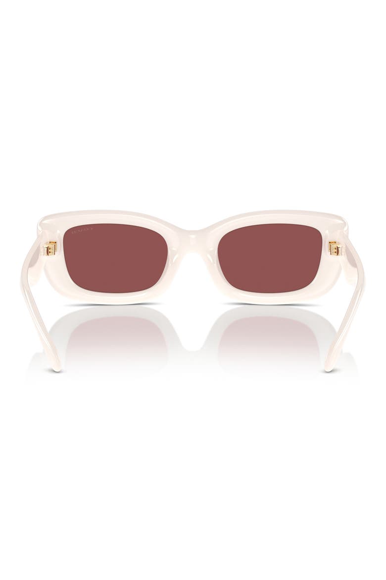 51mm Rectangular Sunglasses, Alternate, color, WINE