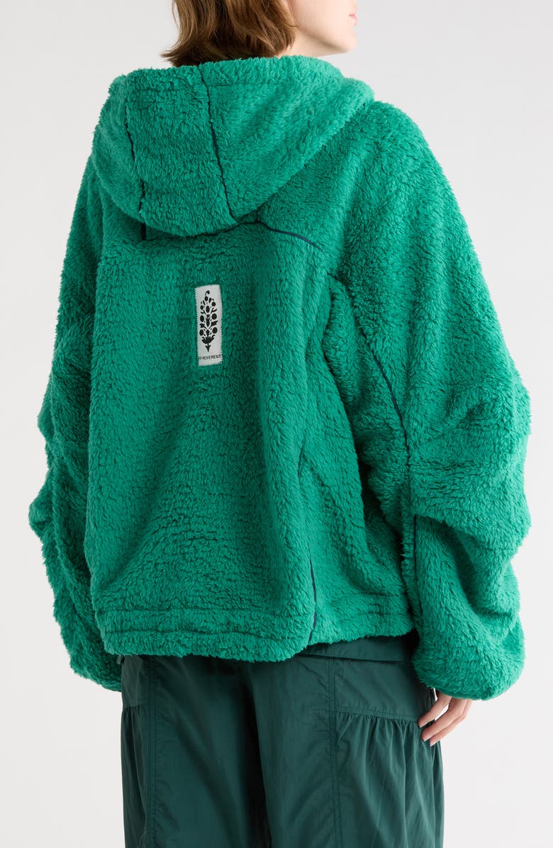Free People FP Movement Free Flow Fleece Hoodie, Alternate, color, Holly