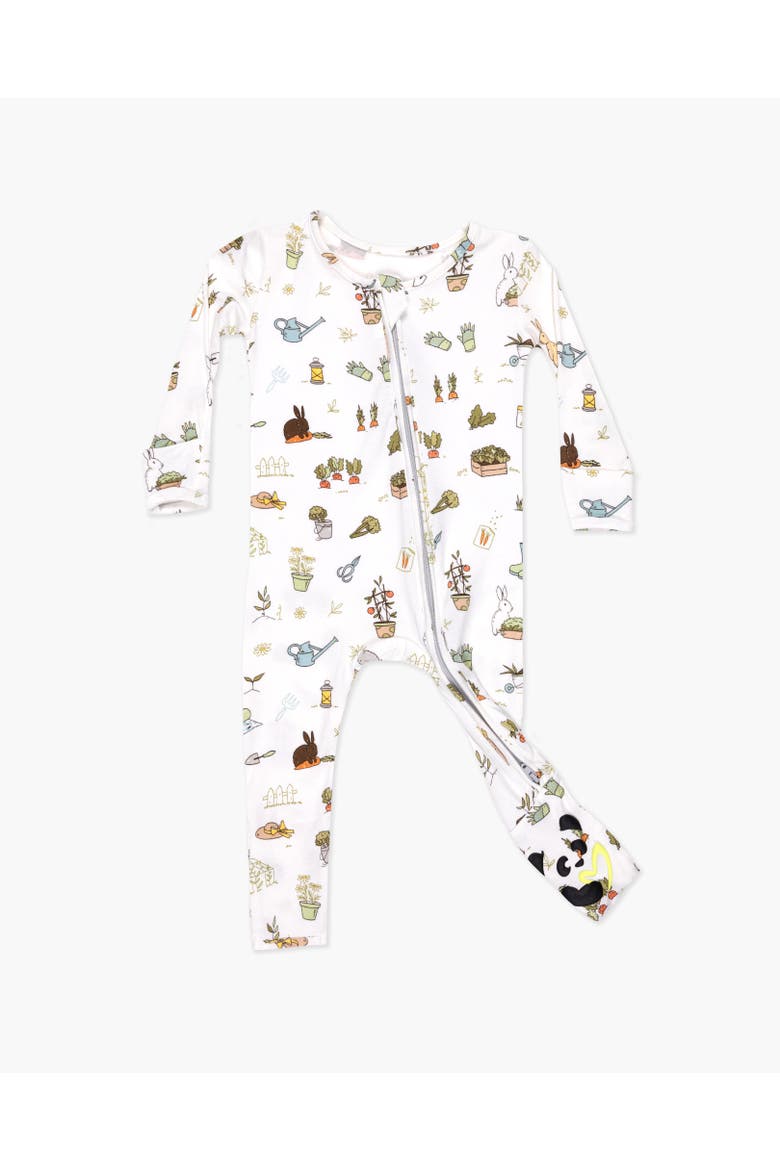 Baby Bunny Garden Convertible Footie, Main, color, Bunny Garden