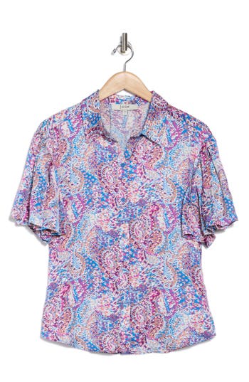 Joie Lanir Button-up Shirt In Daphne Multi
