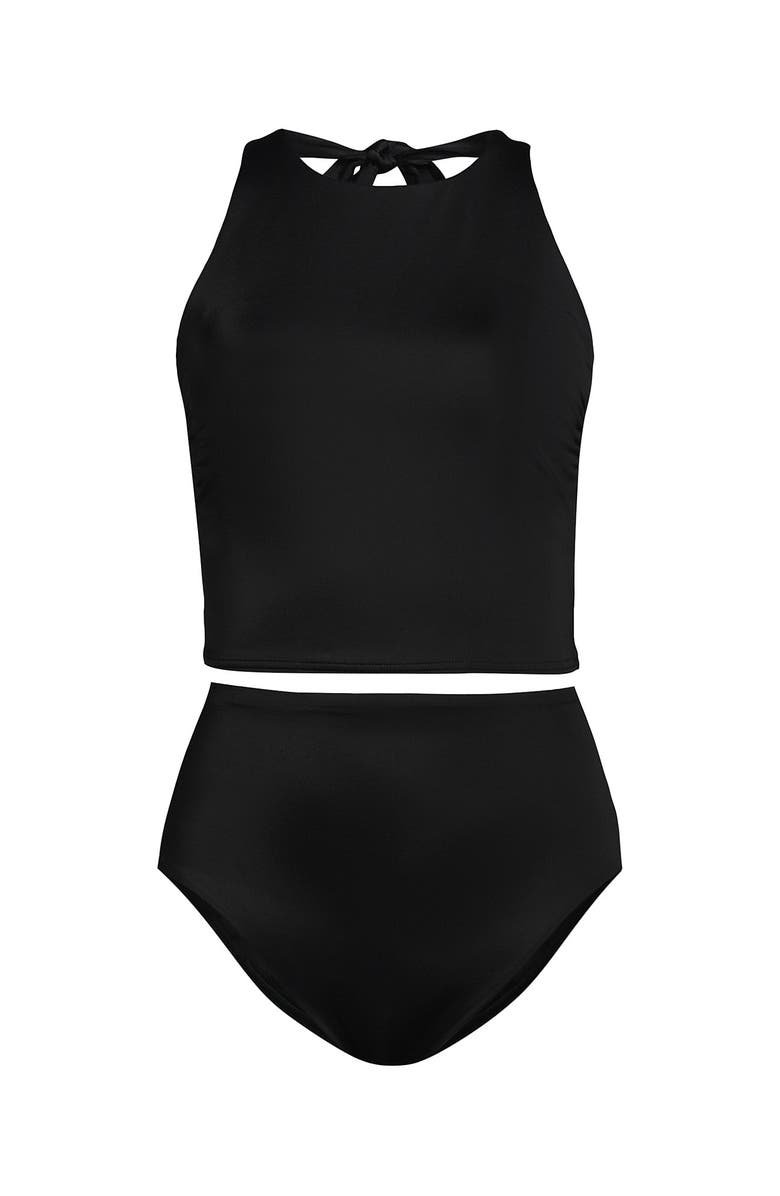 Lands' End Tugless Portrait Back Set, Alternate, color, Black