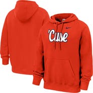 Nike Men's Nike  Orange Syracuse Orange Script Club Fleece Hoodie