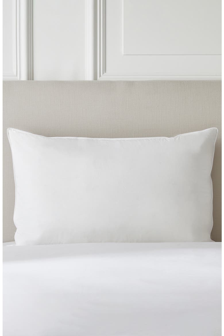 Ultimate Symons Medium Firm Down Pillow, Main, color, WHITE