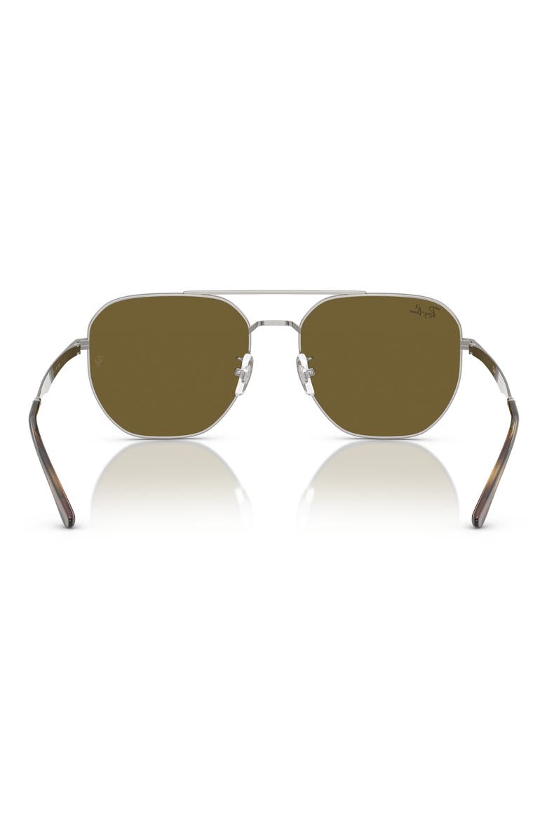 59mm Irregular Sunglasses, Alternate, color, GUNMETAL