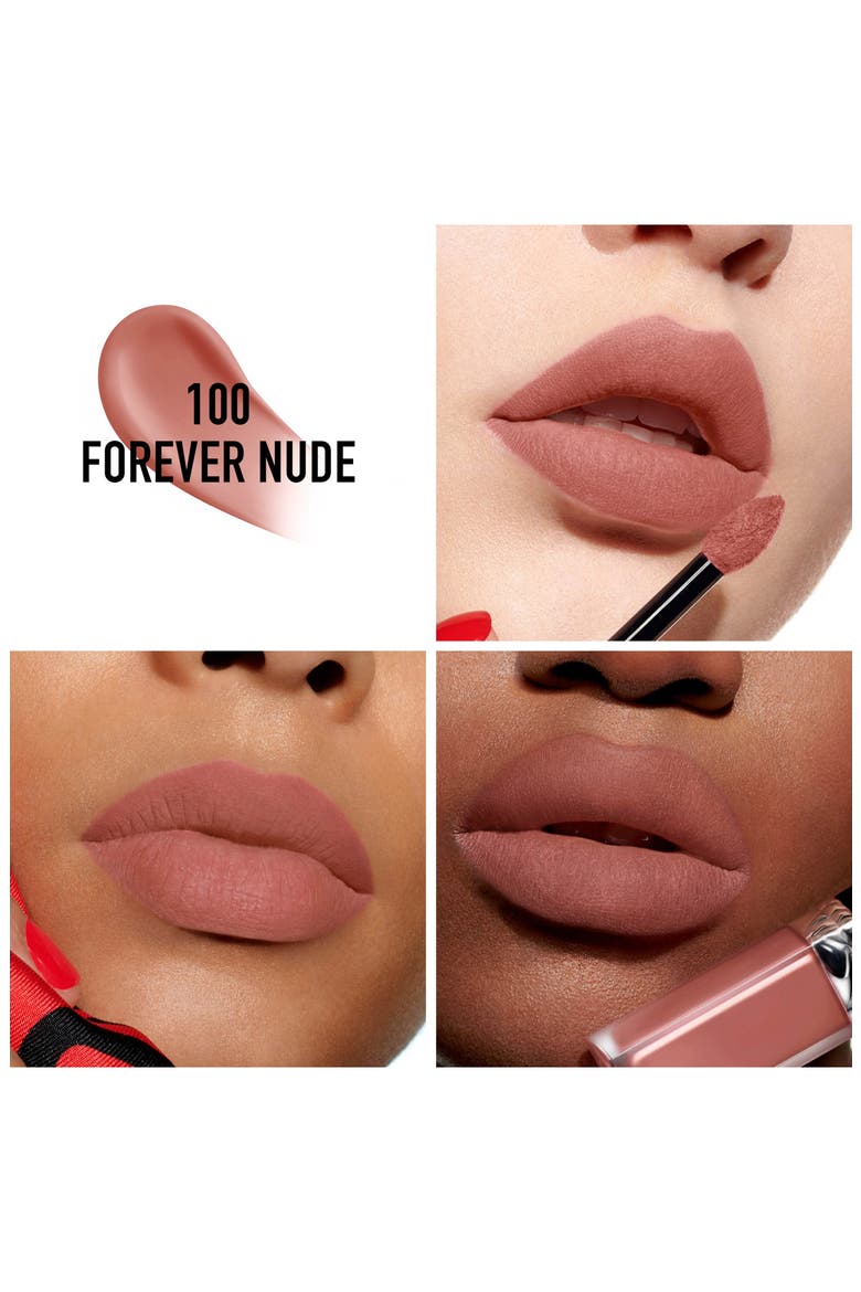 Rouge Dior Forever Liquid Transfer Proof Lipstick, Alternate, color, 100 FOREVER NUDE