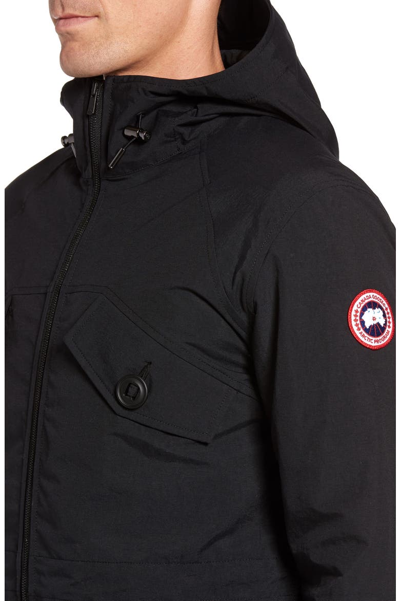 Redstone Slim Fit Hooded Jacket, Alternate, color, BLACK