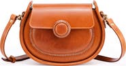 OLD TREND Begonia Genuine Leather Vintage Compact Crossbody