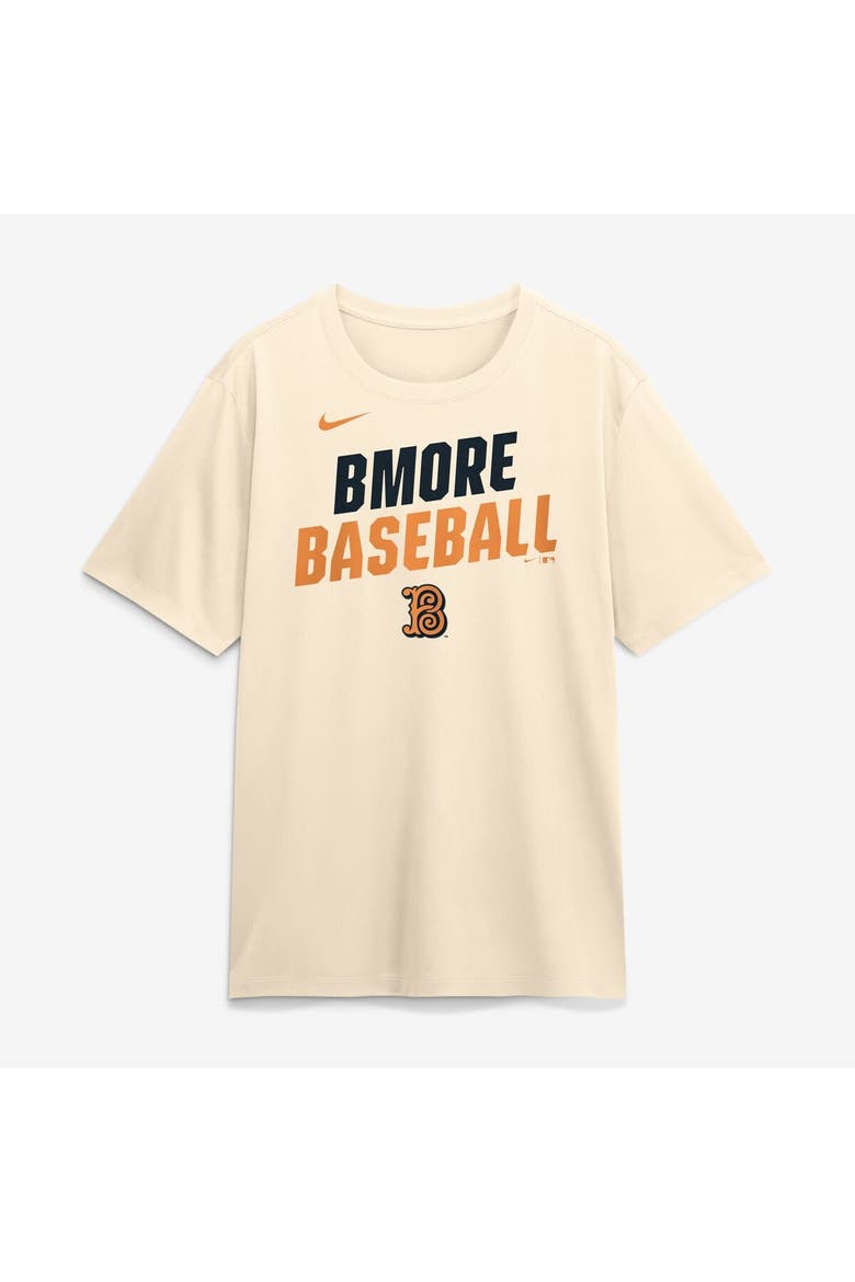 Men's Nike Cream Baltimore Orioles 2026 City Connect Team Phrase Script Dri-FIT T-Shirt, Main, color, Cream