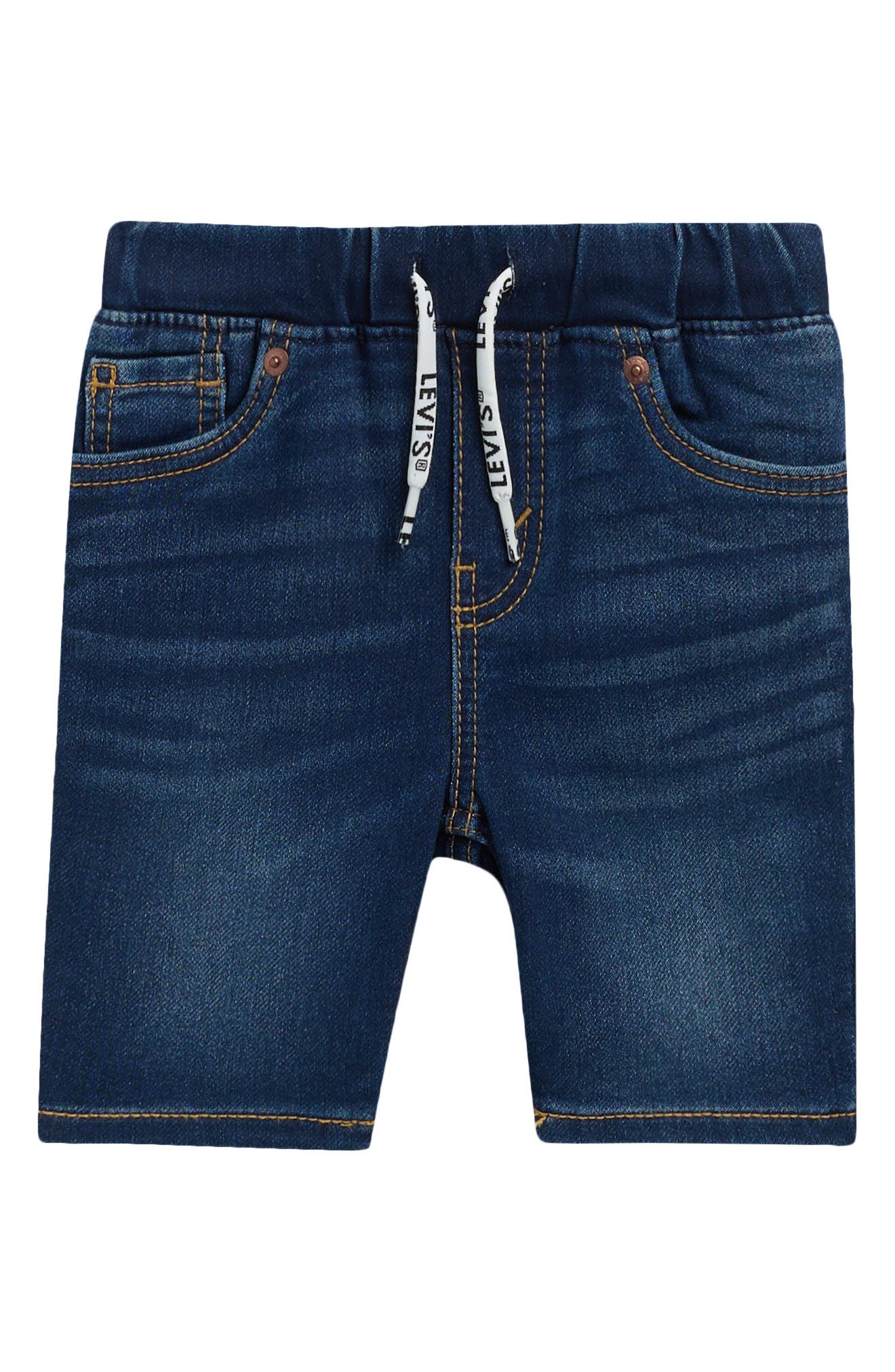 Levi's ® Kids' Distressed Dobby Skinny Shorts