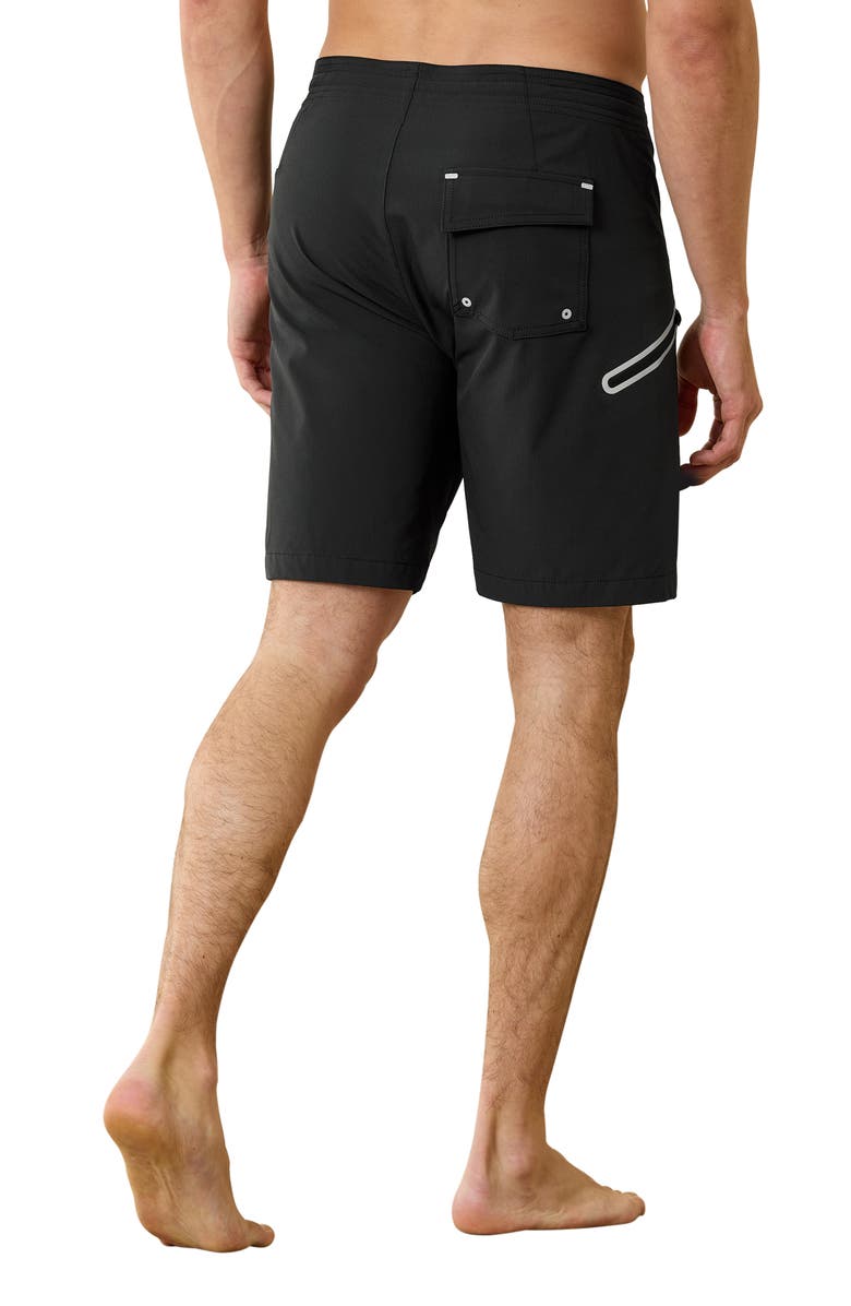 Tommy Bahama Molokai Board Shorts, Alternate, color, Black