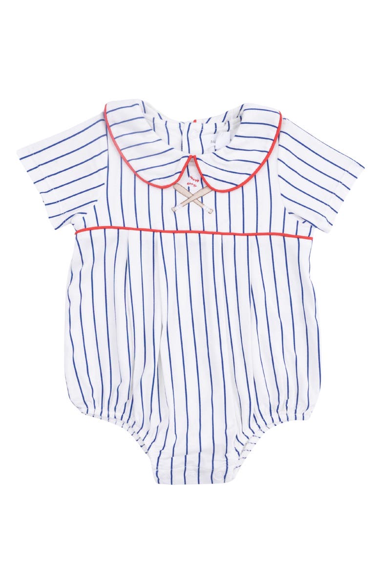 Angel Dear Baseball Stripe Bodysuit, Main, color, 