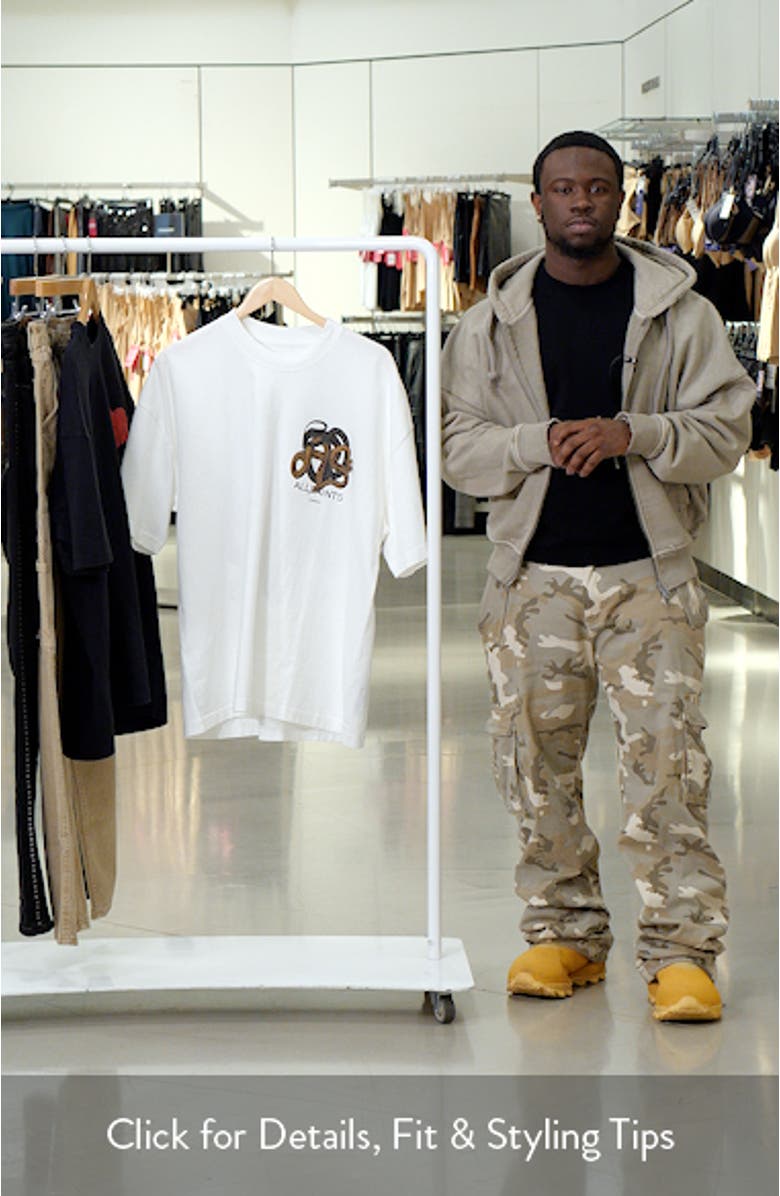 Reticulate Cotton Graphic T-Shirt, sales video thumbnail