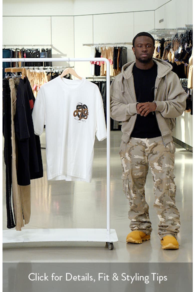 Reticulate Cotton Graphic T-Shirt video