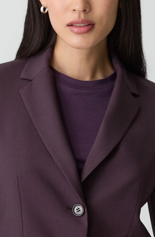 Theory Carissa Good Wool Blazer In Brown