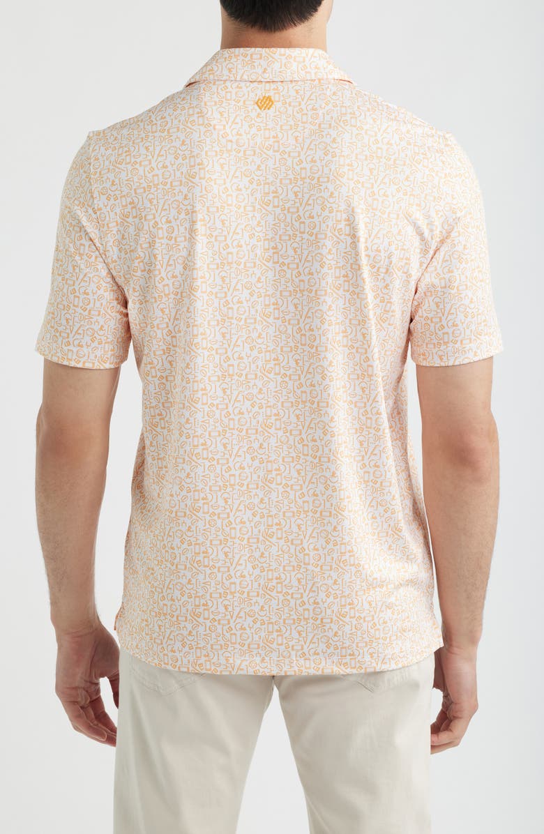 Johnston & Murphy XC+<sup>™</sup> Performance Game Day Polo, Alternate, color, Brt Orange