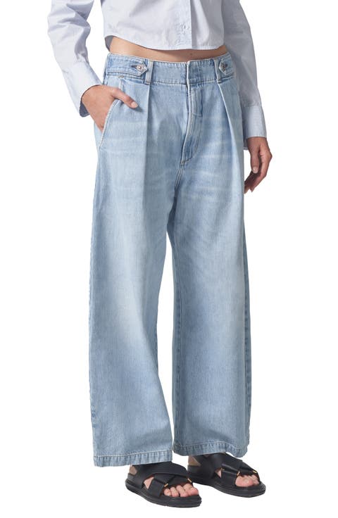 Payton High Waist Cotton Wide Leg Trouser Jeans (Storyteller)
