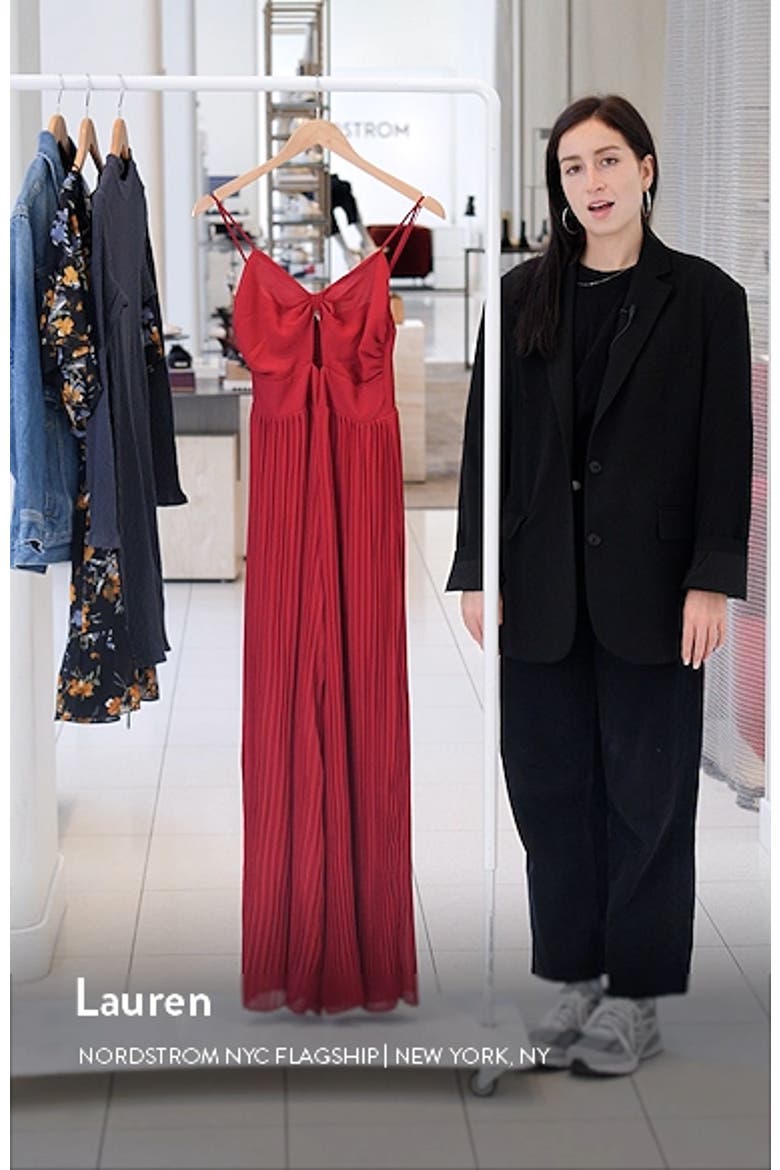 Alice Pleated Wide Leg Jumpsuit video