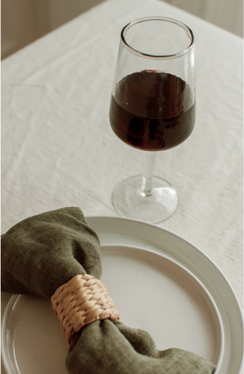 Creative Women Handblown Hammered Wine Glasses - Set of 4, Alternate, color,