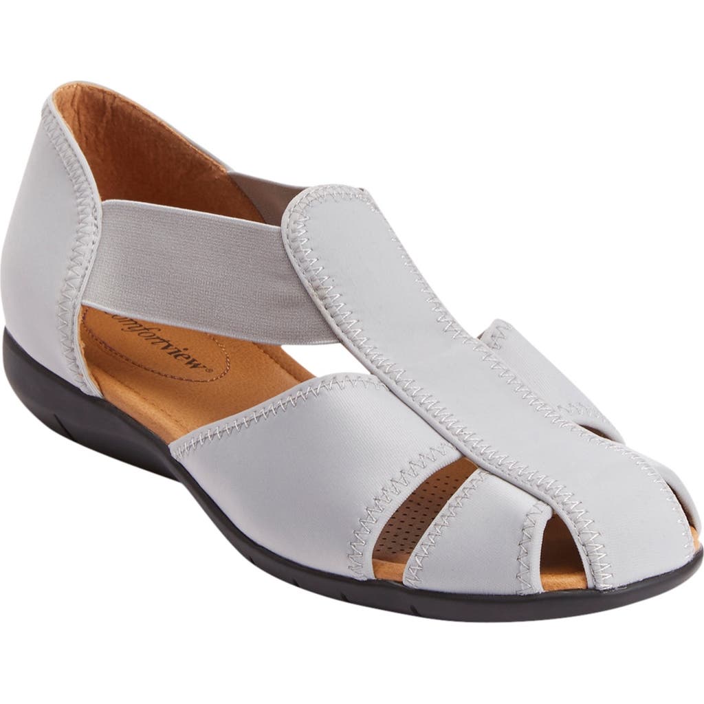 Comfortview The Cheryl Flat In Silver