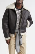 Givenchy Genuine Shearling Liner Bomber Jacket