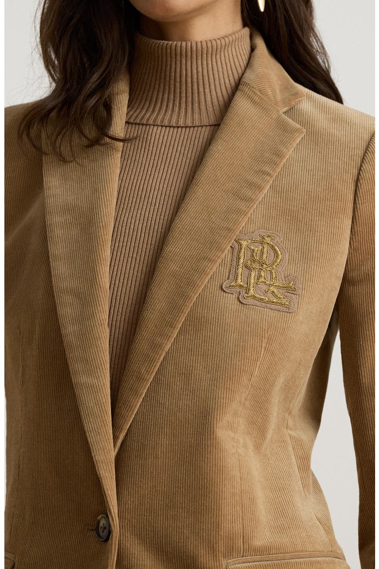 Corduroy Blazer, Alternate, color, CAMEL BEIGE