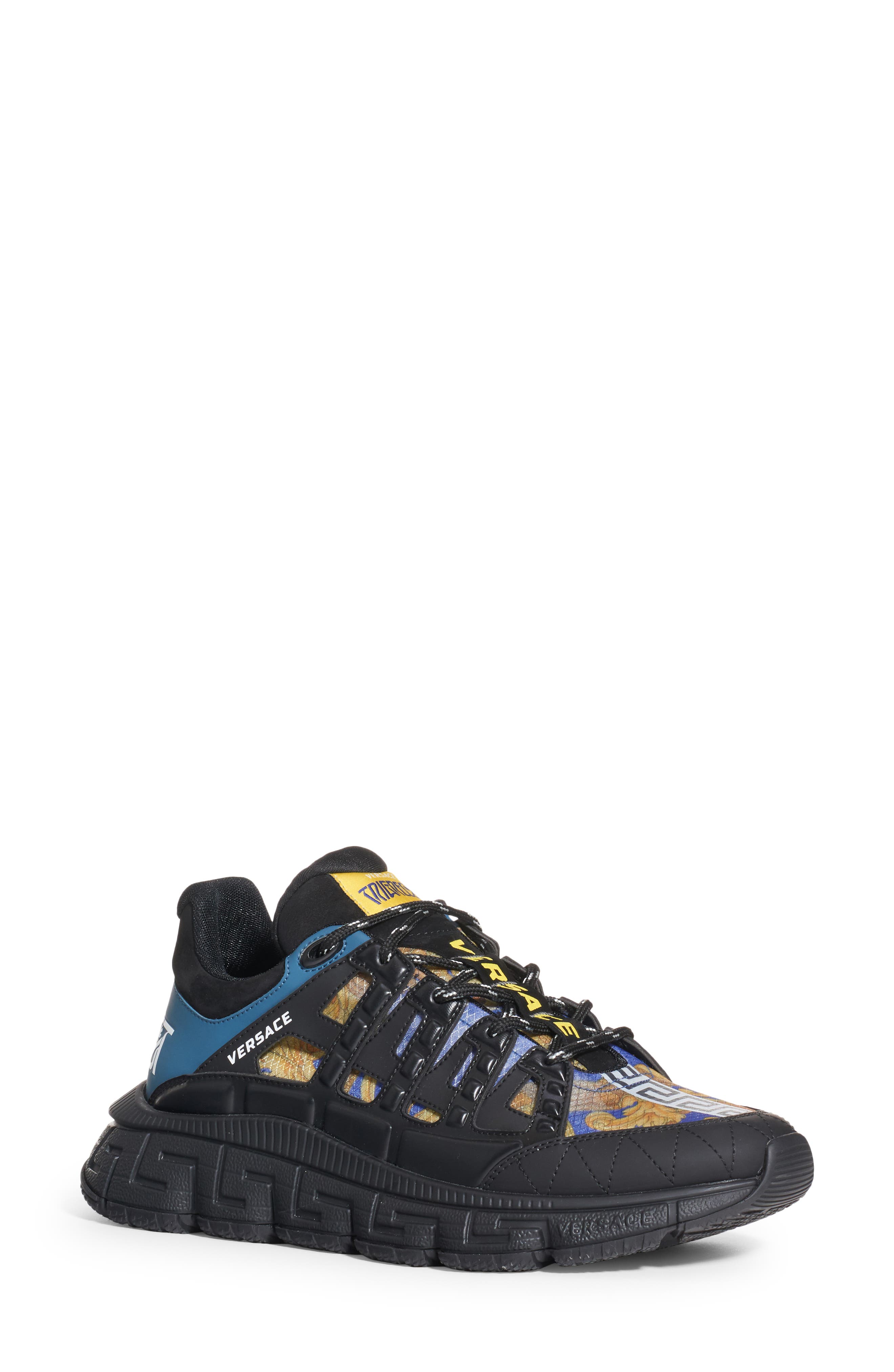 Versace Trigreca Low Top Sneaker, Main, color, 