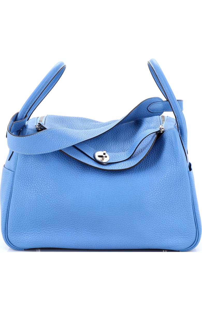 Pre-Owned Hermes Lindy Bag Clemence 34, Main, color, Bleu Paradis