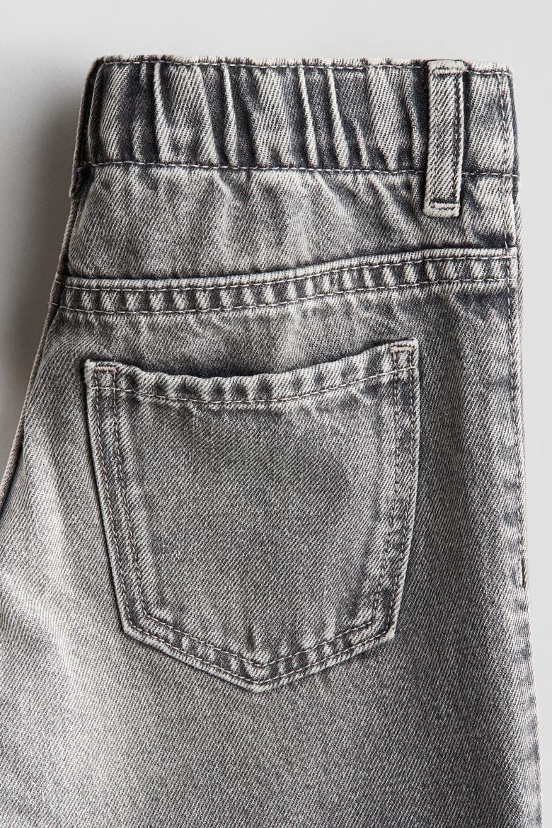 Loose-fit Wide-leg Jeans, Alternate, color, Gray