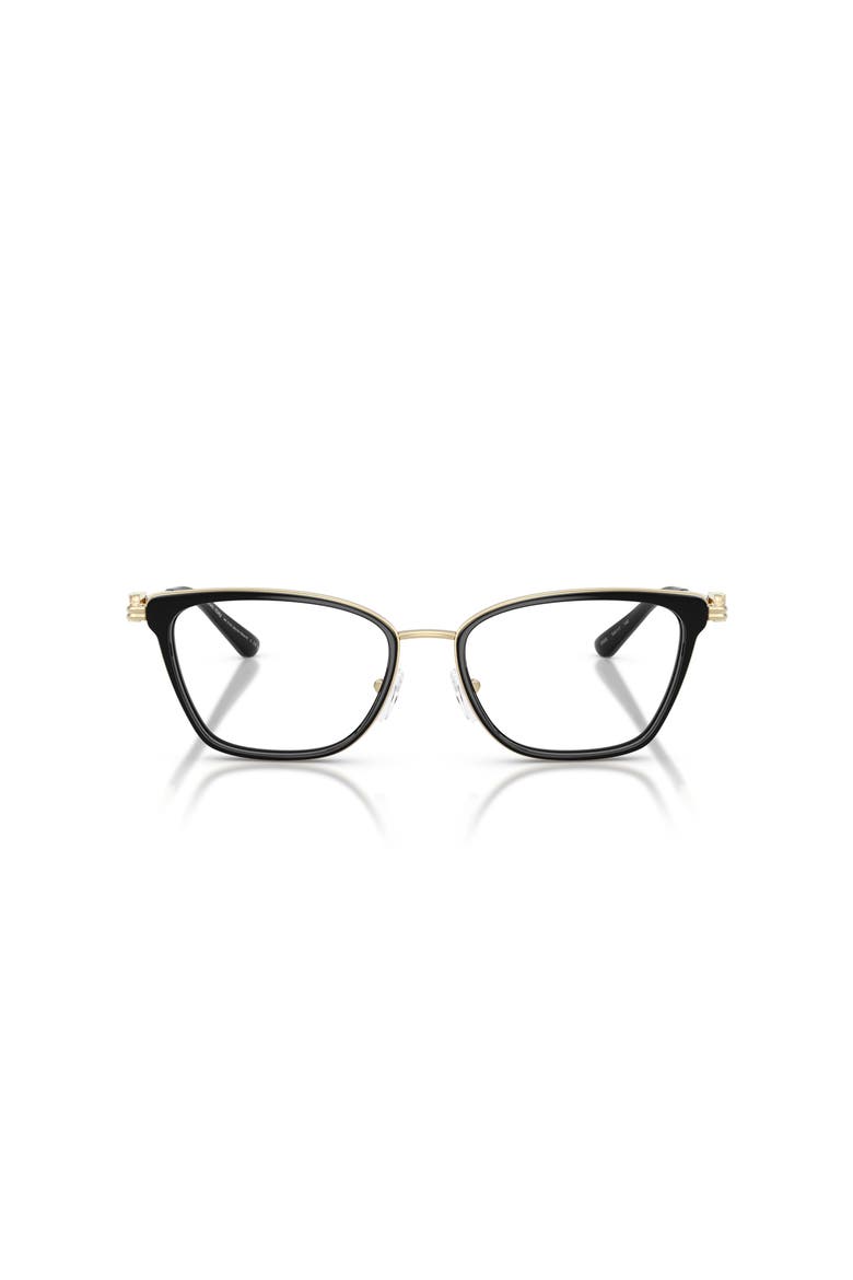 54mm Rectangle optical glasses, Alternate, color, Black