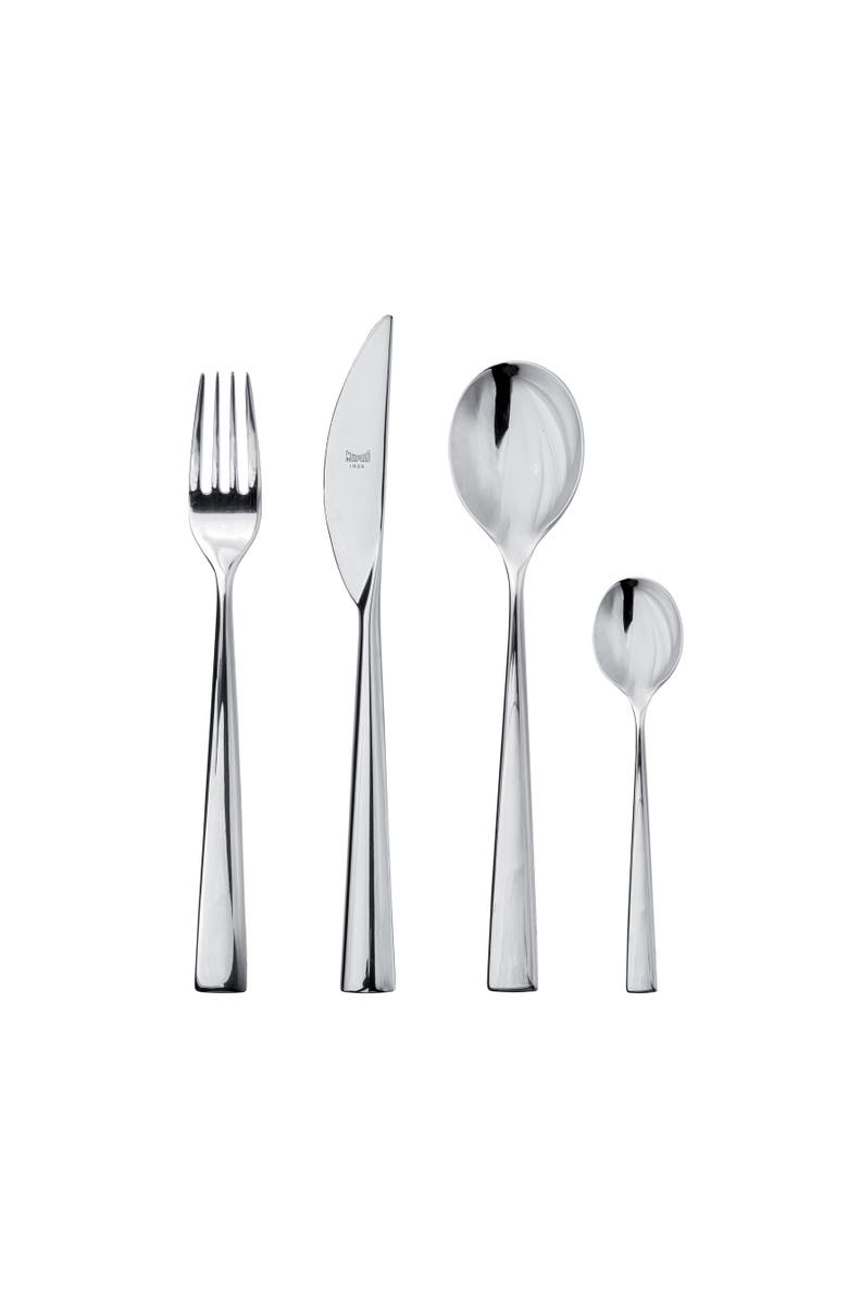 Mepra Energia Flatware Set - 24 Pieces, Main, color, Silver